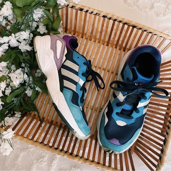 Adidas Blue Purple Chunky Sneakers sz 9
