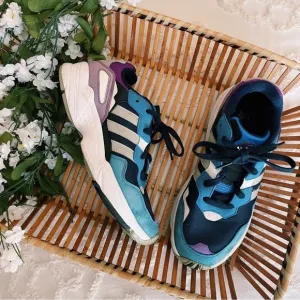 Adidas Blue Purple Chunky Sneakers sz 9