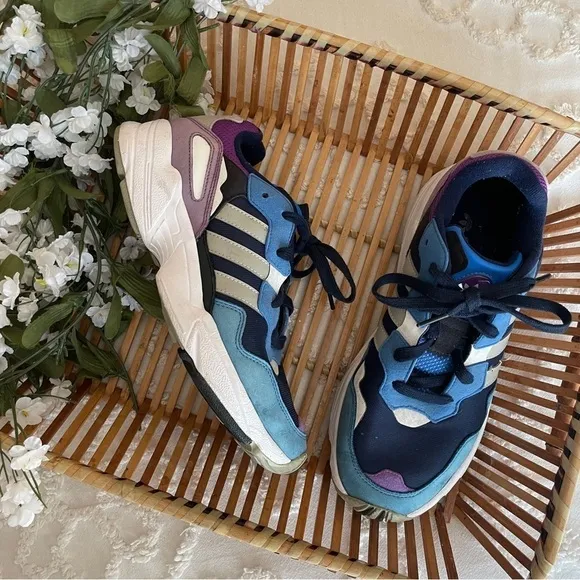 Adidas Blue Purple Chunky Sneakers sz 9