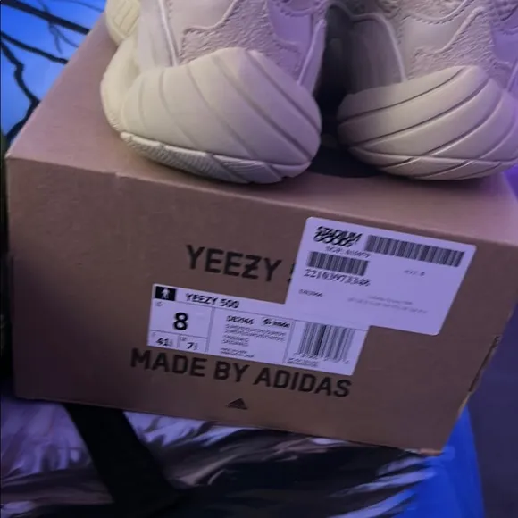 Adidas Cream Sneakers with Textured Design