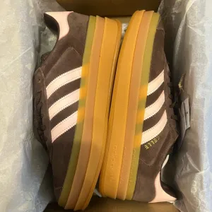 Adidas Gazelle Bold Brown and Ivey Pink Sneakers