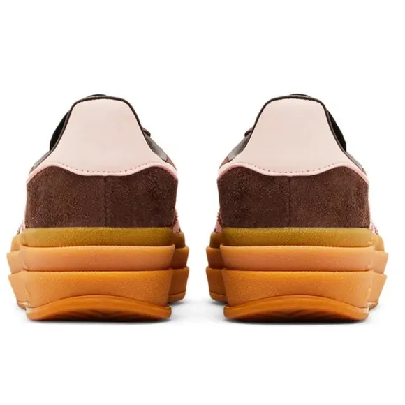 Adidas Gazelle Bold Brown and Ivey Pink Sneakers