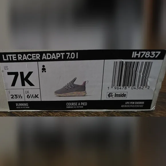 Adidas Kids' Gray and Multicolor Sneakers