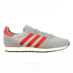 ADIDAS ORIGINALS. Gray red stripes white sneakers  Zx size 13