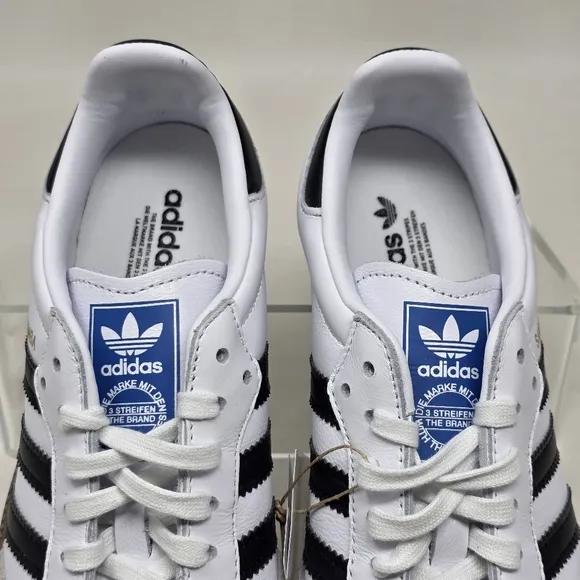 Adidas Samba OG J Kids Footwear Casual Sneakers White Black IE3675 Size 5.5 New