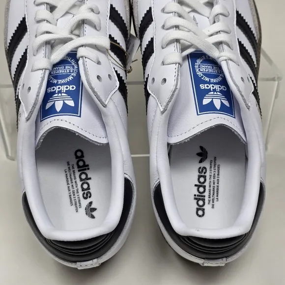 Adidas Samba OG J Kids Footwear Casual Sneakers White Black IE3675 Size 5.5 New