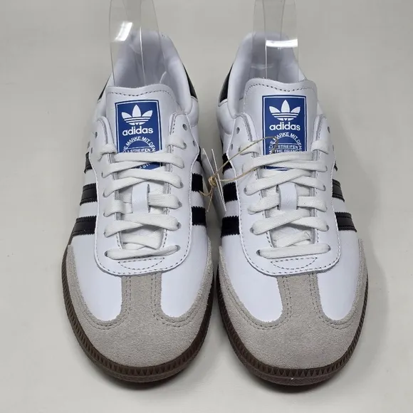 Adidas Samba OG J Kids Footwear Casual Sneakers White Black IE3675 Size 5.5 New