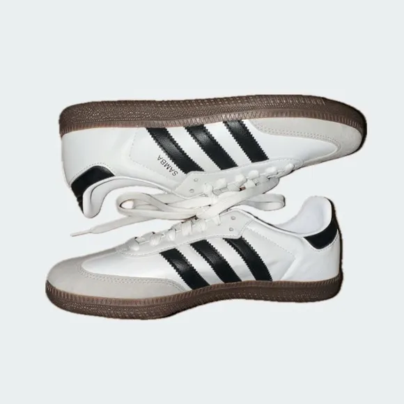 adidas Samba Vegan &quot;White Gum&quot; sneakers NWOT