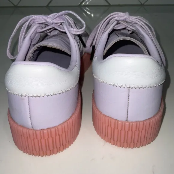 Adidas Sambarose Lilac and Pink Sneakers