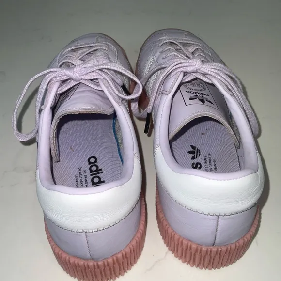 Adidas Sambarose Lilac and Pink Sneakers