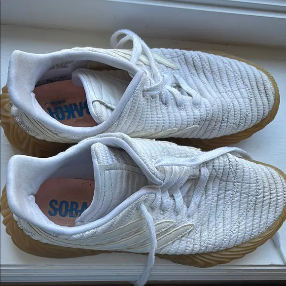 ADIDAS SOBAKOI MEN’S Textured Sneakers with Gum Sole SNEAKERS-8.5