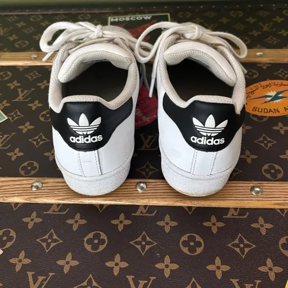 Adidas Superstar White Black Sneakers