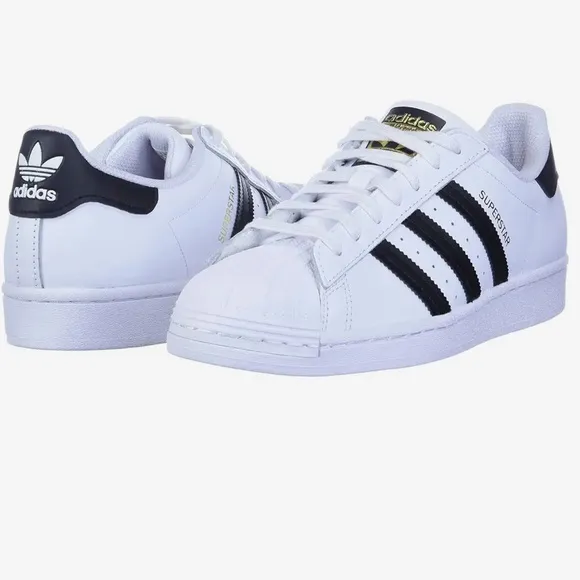 Adidas Superstar White Black Sneakers