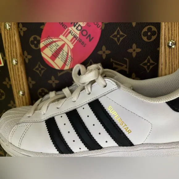 Adidas Superstar White Black Sneakers