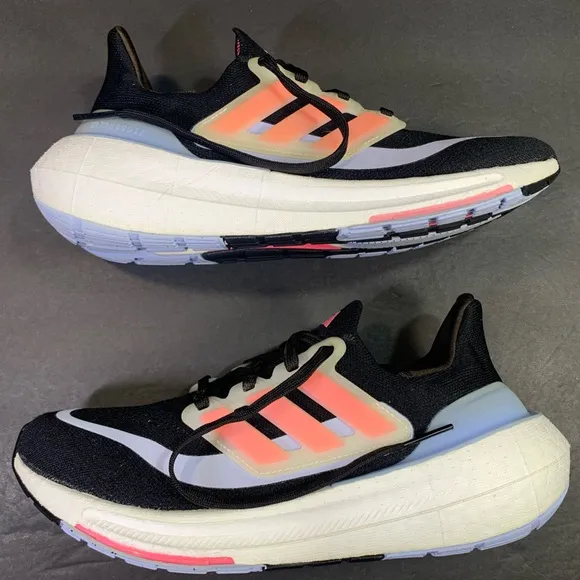 Adidas Ultra Boost 21 Light Women’s “Black Lucid Pink” Sneakers Shoe Size- 7