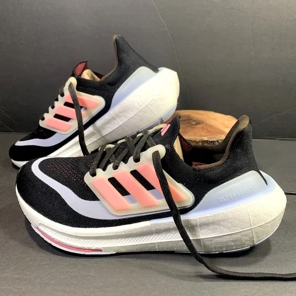 Adidas Ultra Boost 21 Light Women’s “Black Lucid Pink” Sneakers Shoe Size- 7