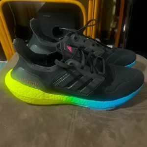 Adidas Ultraboost Black Sneakers with Gradient Sole