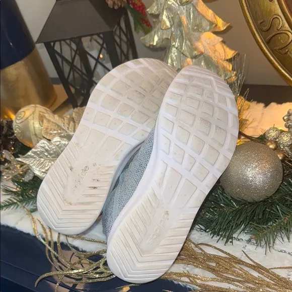 Adidas Women's Sneakers - Light Blue and White