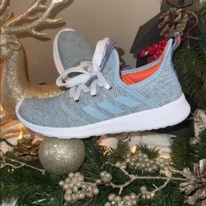 Adidas Women's Sneakers - Light Blue and White