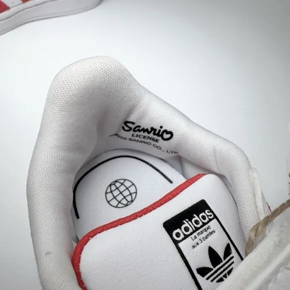 Adidas x hello Kitty Superstar CF1 GV8863 White Red 5K 20 4K Toddler Sneaker