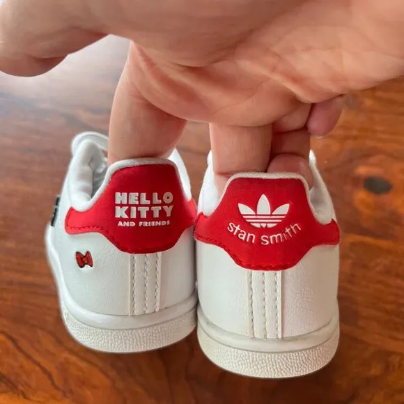 Adidas X Hello Kitty Toddler Stan Smith Sneakers- Size 7
