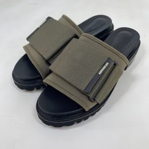 Aerosoles Taylan Platform Sandals Womens Size 11 Green Adjustable Strap