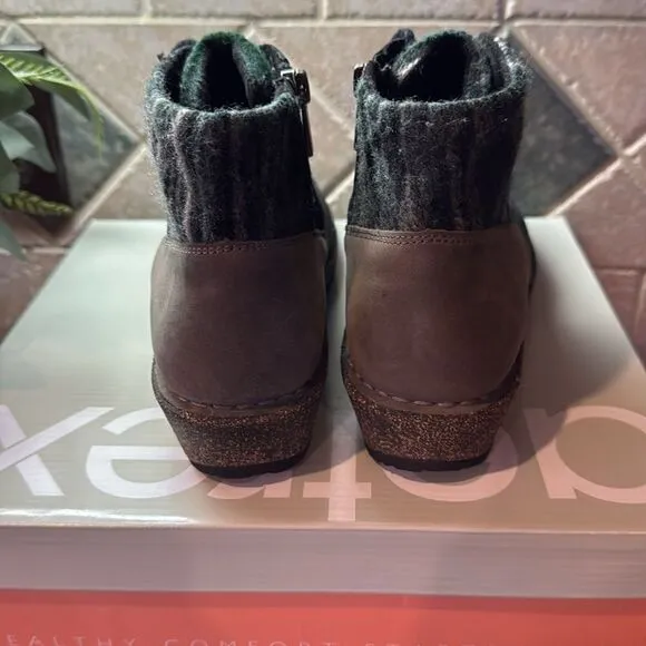 Aetrex Jolie Black Boots (Zip &amp; Tie) SD800 - 8.5