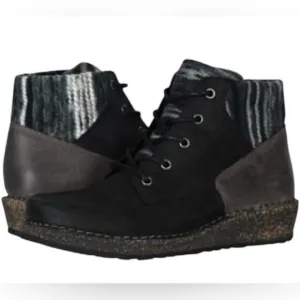 Aetrex Jolie Black Boots (Zip &amp; Tie) SD800 - 8.5