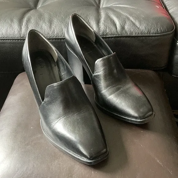 Aeyde Allyson Block Heeled Loafers