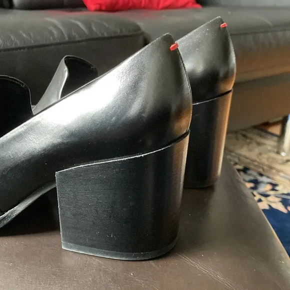 Aeyde Allyson Block Heeled Loafers