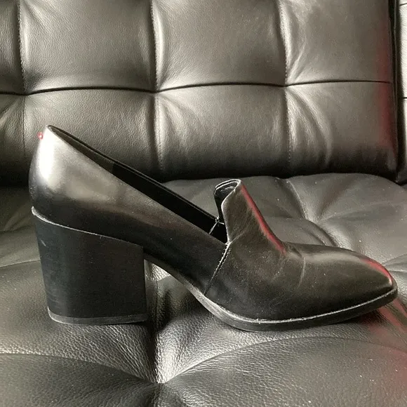 Aeyde Allyson Block Heeled Loafers