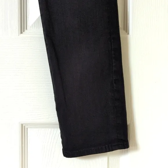 AG Adriano Goldschmied The Prima Mid Rise Cigarette Leg Skinny Jeans Black 26