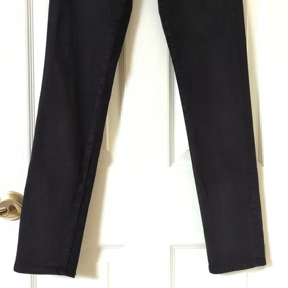 AG Adriano Goldschmied The Prima Mid Rise Cigarette Leg Skinny Jeans Black 26