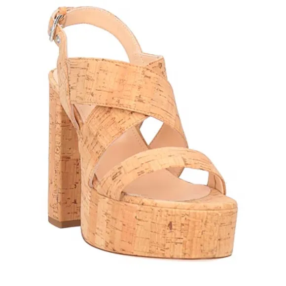 Agl Petra 120mm Open-Toe Sandals - Neutrals MWT 40/9 Brand New