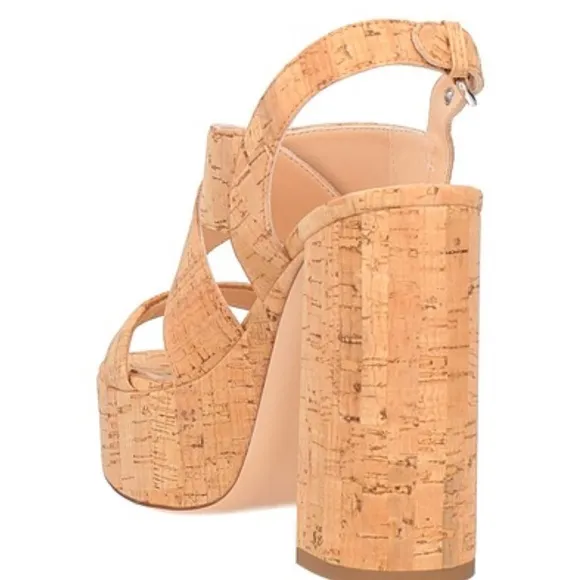Agl Petra 120mm Open-Toe Sandals - Neutrals MWT 40/9 Brand New