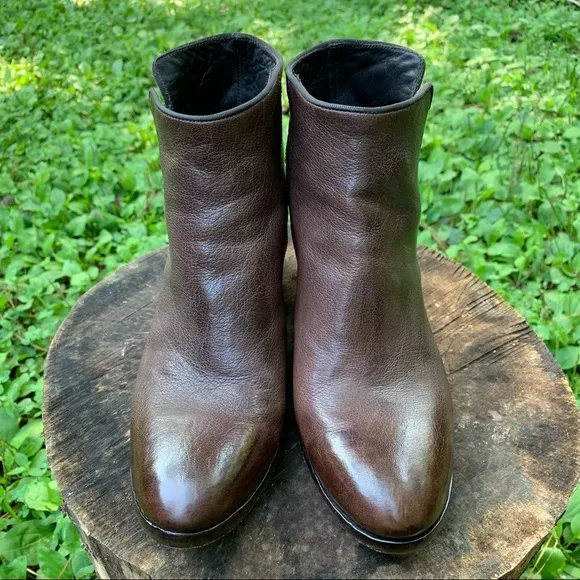 Alberto Fasciani Sveva button leather ankle boots