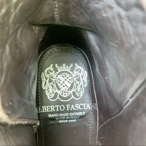 Alberto Fasciani Sveva button leather ankle boots