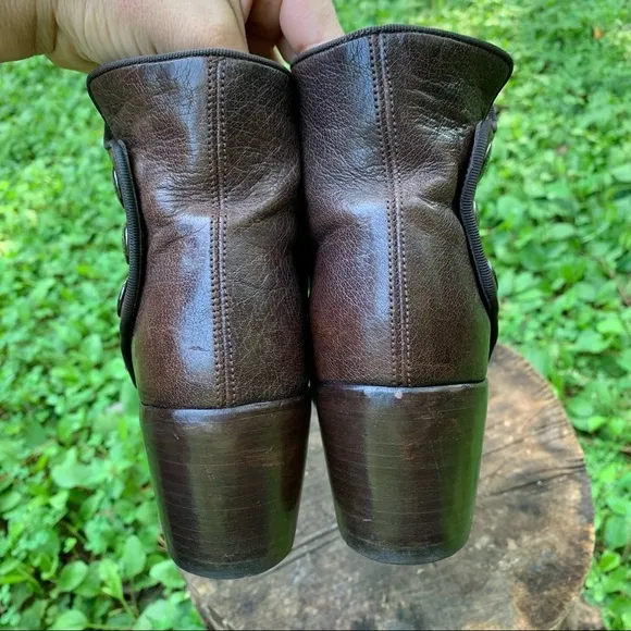Alberto Fasciani Sveva button leather ankle boots