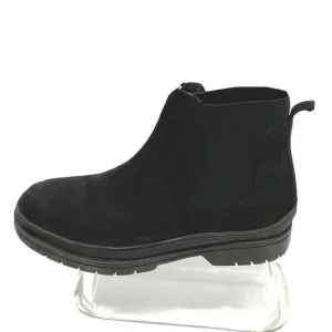 Aldo Men's Size 10 Black Chelsea Lug Boots Water Resistant Pull On Suede Like