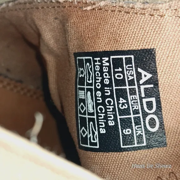 Aldo tan boots