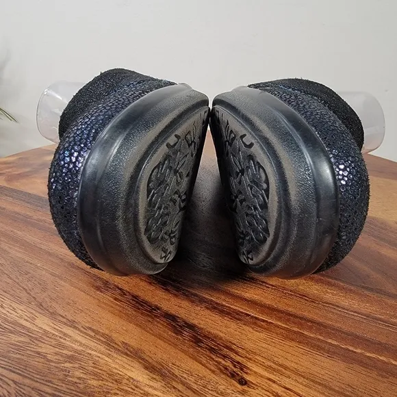 Alegria Lauryn Professional Loafers Blue Sparkle Size 39