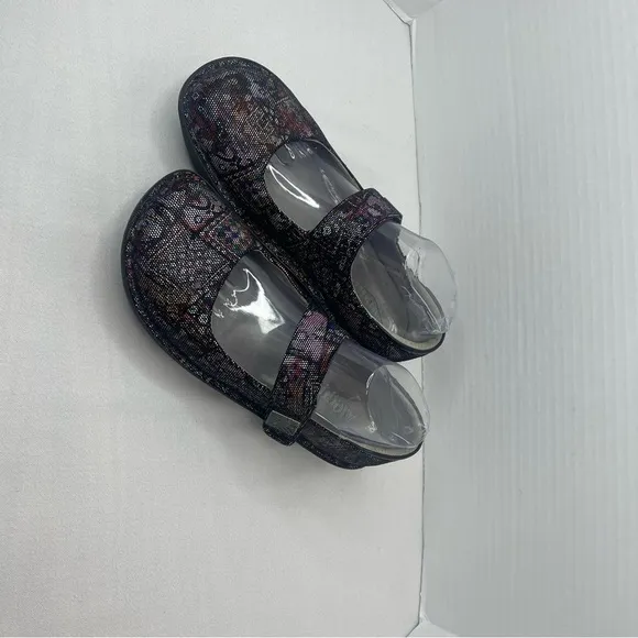 Alegria Women’s Multicolored Slip On Casual Mary Janes Flats Size 39