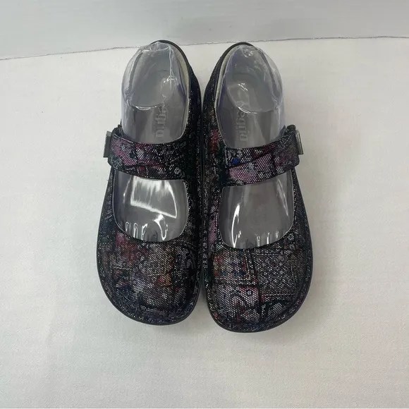 Alegria Women’s Multicolored Slip On Casual Mary Janes Flats Size 39
