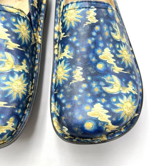 Alegria Womens Size 42 EU 11.5 - 12 US Celestial Blue Sun Moon Comfort Shoes