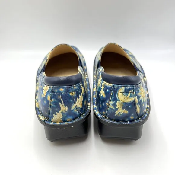 Alegria Womens Size 42 EU 11.5 - 12 US Celestial Blue Sun Moon Comfort Shoes