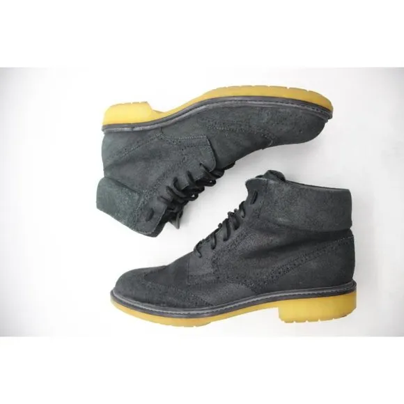 Alejandro Ingelmo Wooster Men's Size 12 M Black Leather Wingtip Boots