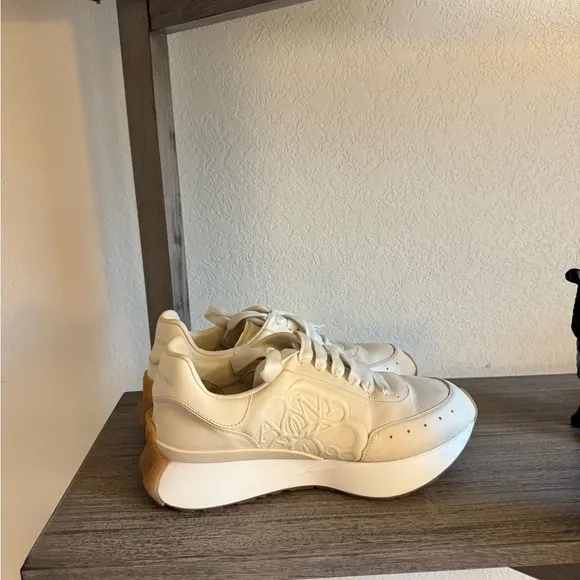 Alexander McQueen Cream Sneakers