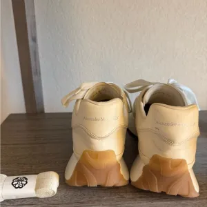 Alexander McQueen Cream Sneakers