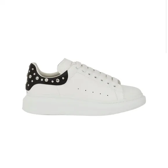 Alexander McQueen Studded Oversized Sneaker 'Black White