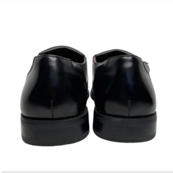 Alfani Fortune Men's Black Leather Slip On Bicycle Toe Loafers Size US 9 M
